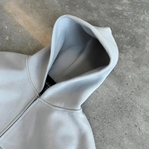 Sudadera con capucha de algodón de lana de alta calidad Unisex, logotipo personalizado, patrón sólido, impresión Digital, tejido no tejido de invierno - Product Image 2