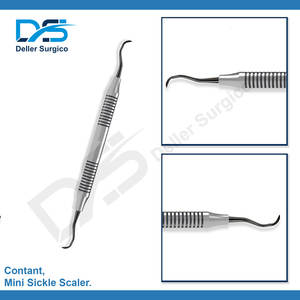 Mini détartreur de faucille Instrument dentaire dissolvant de calcul supragingival professionnel en acier inoxydable Mini détartreurs de faucille dentaire - Product Image 2