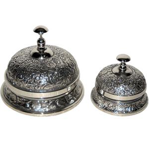 Cloche d'appel push et press de qualité supérieure pour la réception de l'hôtel et le restaurant cloche suspendue en laiton vintage article décoratif pour la maison antique - Product Image 1