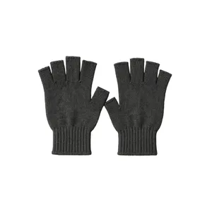 Half-<b>Finger</b> Knitted Cotton <b>Gloves</b> - Product Image 1