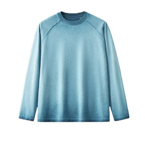 Meilleure vente Sweat-shirt pour homme 100% coton à séchage rapide et anti-rides à manches longues avec impression Sweat-shirt à col long de haute qualité - Product Image 1