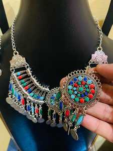 Factory Direct Supplier Ladies Jewelry Sets in Afghan Style Handcrafted Wedding & Party Wear Afghan Jewelry Sets for Sale - Product Image 2