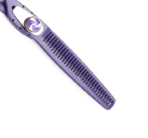 Teeth <b>Hair</b> <b>Thinning</b> <b>Scissors</b> Fancy Color Coated Stainless Steel Barber Salon Accessories <b>Scissors</b> - Product Image 4
