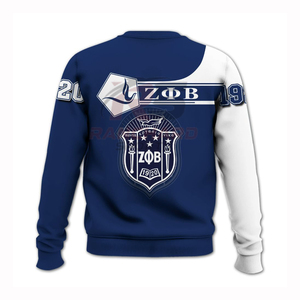 Sudadera con Capucha Personalizable con Letras Griegas, Moda Universitaria, Sudaderas Personalizadas al por Mayor para Hermandades Masculinas - Product Image 2