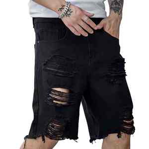Baggy short long hommes style hip hop surdimensionné maille respirante basket-ball vêtements de sport entraînement été séchage rapide coupe ample - Product Image 6