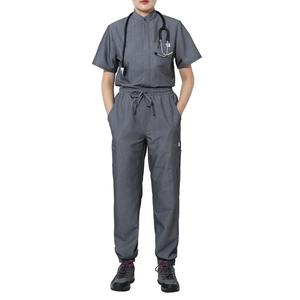 Breathable Hospital Uniforms 2025 Fashion Hospital Unisex <b>Doctors</b> Scrubs Suits Uniforms Breathable Jogger Men Scrub <b>Sets</b> Uniform - Product Image 1