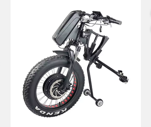 *Awaiting pickup*<b>Electric</b> Wheelchair Attachment 48V 1200W Stainless Steel Handbike Front Drive Handcycle <b>Kit</b> - Product Image 1