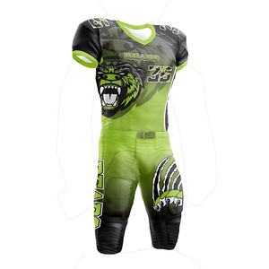 Uniforme de Fútbol Americano Personalizado para Adultos, Nuevo Modelo 2025, Alta Calidad, Superventas, Estampado Corto, 100% Poliéster de Secado Rápido - Product Image 1