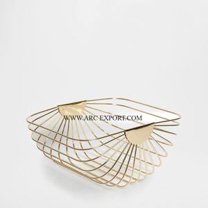 Stainless Steel Mirror Polished Table Top Fruit and Vegetable <b>Storage</b> <b>Basket</b> Wholesale Greatest Quality <b>Large</b> Size Fruit <b>Basket</b> - Product Image 4