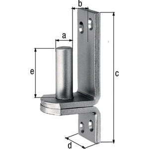 13x10mm Stainless Steel <b>Clamp</b>-On Plate GAH <b>Clip</b> Category Product - Product Image 1