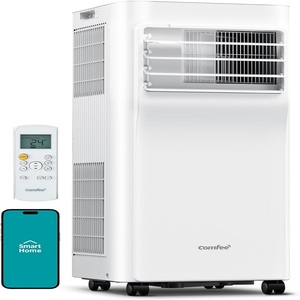 Kontrol aplikasi AC portabel 9000 BTU dengan mode Dehumidifier & kipas, Remote Control & <span class=keywords><strong>Kit</strong></span> instalasi jendela termasuk - Product Image 1