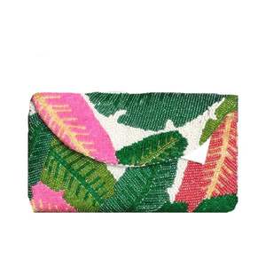 Handcrafted Luxury Stylish Multicolor design Glass Beaded <b>Clutch</b> Fashionable <b>Bag</b> for Women Girls Gift Items Wholesale - Product Image 2