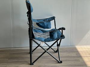Vente en gros d'usine de chaise de plage pliante légère et portable en métal mobilier d'extérieur pliable avec logo personnalisable pour pique-nique de jardin - Product Image 4