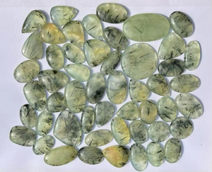 100% naturel Prehnite Agate Cabochon de haute qualité cabines de pierres précieuses faites à la main pour bijoux cadeau poli pour elle - Product Image 2