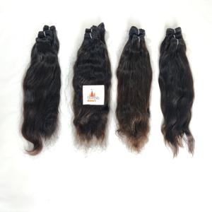 Vente en gros de mèches indiennes vietnamiennes vierges 100%, cuticules alignées de couleur naturelle non traitée, ondulations profondes, cheveux humains droits 100% - Product Image 2