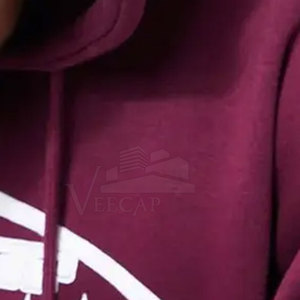 เสื้อฮู้ดพิมพ์ลายพัฟฟ์คุณภาพสูงสำหรับผู้ชาย ระบายอากาศได้ดี พิมพ์โลโก้ตามสั่ง ลายเรียบ สีพื้น สำหรับฤดูหนาว มีปกคลุมศีรษะ - Product Image 3