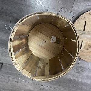 Paniers de crabe boisseau en bois avec couvercle du Vietnam - Product Image 4