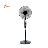 Ventilateur sur pied oscillant 16-18 pouces, 5 pales, électrique, à volume d'air élevé, économique, pour la maison