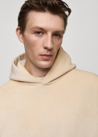 2025 ropa de calle de invierno para hombres sudaderas con capucha bolsillo de canguro Color sólido Material de pana gruesa logotipo personalizado bordado Ajuste de gran tamaño