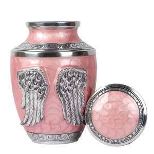 Urna de cremación de latón diseñada decorativa más vendida hecha a mano, urna de cenizas conmemorativas de recuerdo para servicios de entierro de la India - Product Image 4