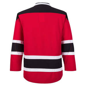 Maillot de Hockey sur glace vêtements de sport de plein air USA Design Sublimation doux confortable uniforme de Hockey sur glace maillot tenue d'équipe - Product Image 6