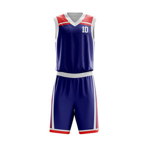 Maillots de basket-ball personnalisés par transfert thermique, vêtements de sport pour hommes adultes, taille plus, été, uniformes en gros BSCI - Product Image 2