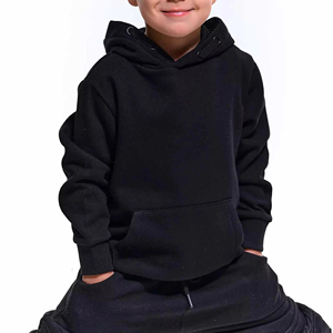 Conjunto de ropa para niños, conjunto de Jogger para niños, chándal de 2 piezas, jersey de lana de Color sólido, Sudadera con capucha, chándal para correr para niños - Product Image 4