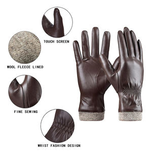 Gants d'hiver pour hommes conçus sur mesure, nouveau style en cuir pour un usage quotidien - Product Image 6