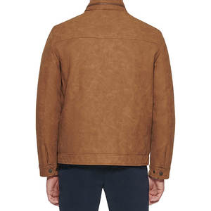 Meilleure qualité peau de vache col montant veste pour hommes personnalisable fermeture éclair Fitness perceuse veste toutes couleurs tailles vêtements de sport d'hiver - Product Image 2