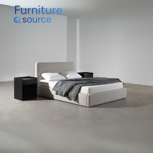 Cama de diseño contemporáneo-Cama de chapa MDF para muebles de dormitorio Exportación y proyectos hoteleros-Fábrica fabricante de camas de Vietnam - Product Image 3