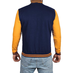 <b>Fleece</b> Men's Varsity <b>Jacket</b> Warm High Quality Bomber Baseball <b>Jackets</b> - Product Image 4