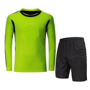 Maillot de gardien de but d'entraînement OEM personnalisé à manches longues ensemble d'uniformes de football léger pour hommes fabriqué à partir de matériau spécial - Product Image 3