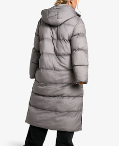 Manteau matelassé long pour femme, imperméable et chaud, idéal pour la randonnée en hiver 2026, avec capuche, ultra-thermique, pour le trekking - Product Image 3