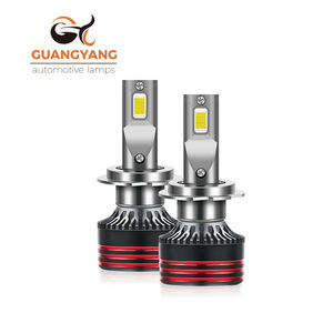 HUACAN Chips H4 H7 H11 9005 bombilla de <span class=keywords><strong>faro</strong></span> Led con ventilador Luces LED de coche de alta potencia M8 PRO IP68 a prueba de agua 60W 6*51 - Product Image 3