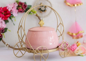 Cesto de Metal redondo y cuadrado de corte láser de latón AK con asa en acabado dorado, Juego de 2 para decoración de Hotel/decoración del hogar - Product Image 6