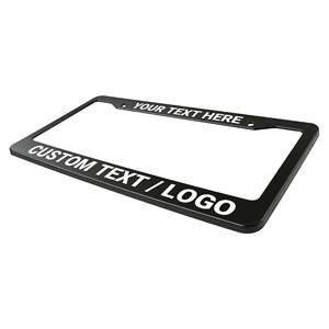 Marco de Matrícula Personalizado de ABS con Impresión UV de Alta Definición para Automóvil, Hecho de Metal Duradero, Acero Inoxidable, Aluminio, Plástico y LED - Product Image 3