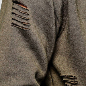 Streetwear de style styliste Survêtement vieilli Survêtement lourd personnalisé pour hommes à bord coupé vieilli - Product Image 6