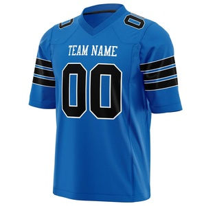Jersey de Fútbol Americano para Hombre de Alta Calidad, Personalizado con Nombre y Número, Transpirable, Absorbente de Humedad, 100% Poliéster, Superventas - Product Image 3