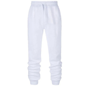 <b>Men's</b> <b>Navy</b> Blue Cotton Sweatpants Elastic Waist Drawstring Casual <b>Joggers</b> Side Pockets Midweight Knitted Autumn Wear - Product Image 3