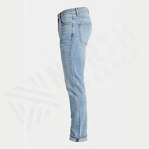 Nouveaux jeans pour hommes, coupe slim, couleur unie, mode business, denim léger, pantalon extensible, couleur personnalisée, haute qualité, hiver automne - Product Image 3