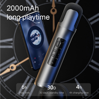 Microphone dynamique rechargeable avec puce DSP professionnelle, haut-parleur sans fil portable pour karaoké à domicile, modèle K8
