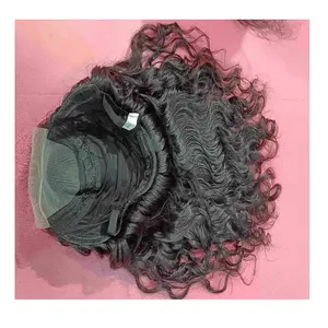 Lace Closure Wigs one donor cuticle aligned Indian Raw Hair Wigs Manufacturer Exporter Supplier