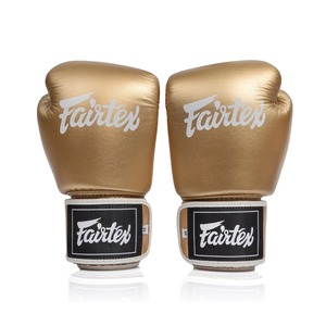นวมชกมวย Fairtex BGV1C PLUS สีทองเมทัลลิก แบบสั่งทำพิเศษ สำหรับคิกบ็อกซิ่ง มวยไทย พร้อมโลโก้สั่งทำ - Product Image 6