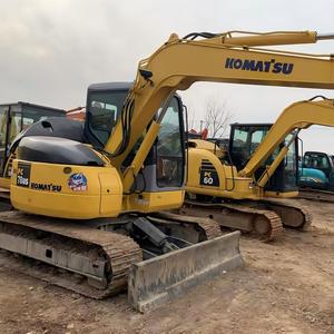 Excavatrice d'occasion Komatsu PC78US, excavatrice d'occasion PC70, excavatrice hydraulique à chenilles de 7 tonnes, petite excavatrice d'origine japonaise - Product Image 4