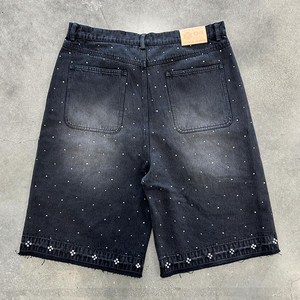 Pantalones cortos Vaqueros Pantalones cortos Hombres Denim Vintage - Product Image 3