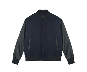 Chaqueta Varsity de Lana para Hombre con Mangas de Cuero PU Personalizadas de la Mejor Calidad, Directamente del Fabricante, Chaqueta de Invierno Estilo Urbano para Hombre - Product Image 3