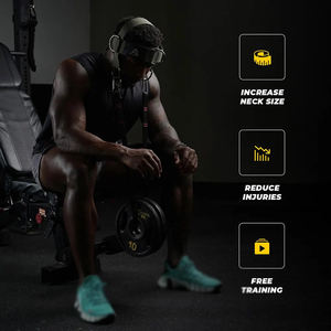 Arnés de Cabeza para Hombre, para Entrenamiento de Fuerza y Gimnasio, Ajustable, de Neopreno y Algodón, con Logotipo Personalizable - Product Image 5