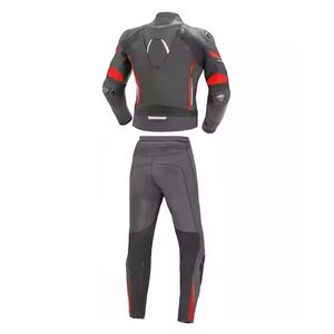 Trajes de Motociclismo de Cuero Personalizados de Alta Calidad para Hombre, Transpirables, con Bloques de Color, Equipo de Protección de 440g para Todas las Temporadas - Product Image 6