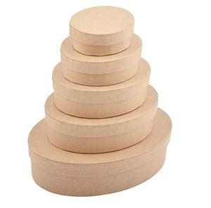 Boîte de rangement à bijoux en MDF Boîtes d'emballage cadeau en MDF Boîte hexagonale d'accessoires de décoration intérieure de différentes tailles - Product Image 3