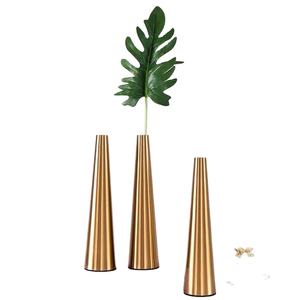 Florero de metal de estilo moderno hecho a mano para el hogar, boda y Decoración de mesa para regalos - Product Image 1